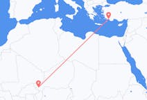 Flights from Niamey to Dalaman