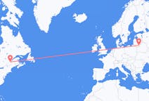 Flights from Quebec City to Vilnius