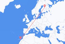 Flights from Fuerteventura, Spain to Kajaani, Finland