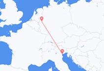 Flyg från Duesseldorf, Tyskland till Venedig, Italien
