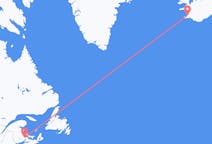 Vols de Moncton, le Canada à Reykjavík, Islande
