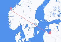 Vols de Riga, Lettonie vers Ålesund, Norvège
