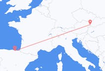 Flights from Bilbao in Spain to Bratislava in Slovakia