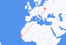 Flights from Ziguinchor, Senegal to Lviv, Ukraine