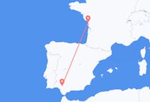 Flyrejser fra Sevilla, Spanien til La Rochelle, Frankrig