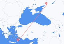 Vluchten van Rostov aan de Don naar Karpathos