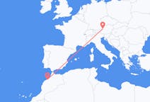 Flights from Casablanca in Morocco to Salzburg in Austria