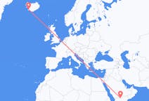 Flights from Sharurah to Reykjavík