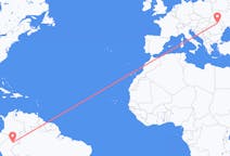 Flyrejser fra Iquitos, Peru til Suceava, Rumænien