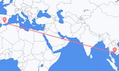 Flyg från Sihanoukville Province, Kambodja till Granada, Nicaragua, Spanien