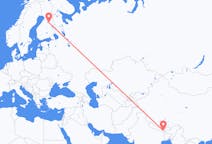 Flights from Bhadrapur, Mechi, Nepal to Kajaani, Finland