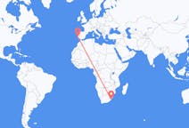 Flyreiser fra Margate, KwaZulu-Natal, Sør-Afrika til Lisboa, Portugal