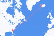 Flyrejser fra Jacksonville til Reykjavík