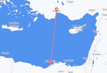 出发地 埃及出发地 亚历山大目的地 土耳其安塔利亚的航班