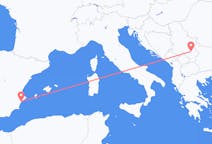出发地 塞尔维亚来自 尼什目的地 西班牙阿利坎特的航班