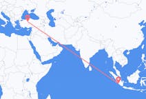 Flyrejser fra Bengkulu, Indonesien til Ankara, Tyrkiet