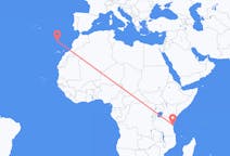 Flyg från Zanzibar, Tanzania till Funchal, Portugal
