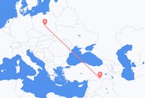 Flights from Mardin, Turkey to Łódź, Poland