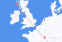 Flights from Dole, France to Tiree, the United Kingdom