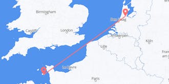 Flyrejser fra Jersey til Holland