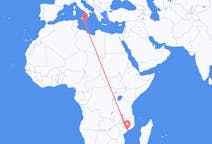 Flyg från Quelimane, Moçambique till Malta (kommun), Malta