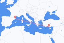 Flyg från Girona, Spanien till Gazipaşa, Turkiet