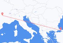Lennot Clermont-Ferrandista Istanbuliin