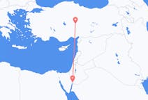 Vluchten van Eilat, Israël naar Kayseri, Turkije