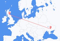 出发地 乌克兰出发地 扎波罗热前往苏格兰的爱丁堡的航班