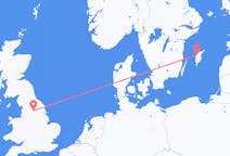 出发地 瑞典出发地 維斯比前往英格兰的利兹的航班