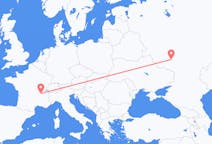 Flights from Voronezh, Russia to Lyon, France