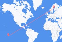 Flights from Makemo, French Polynesia to Umeå, Sweden