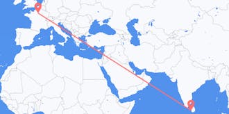 Flights from Sri Lanka to France