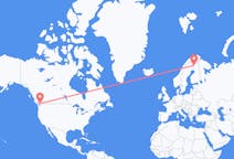 Flyg från Abbotsford, Kanada till Kolari, Finland