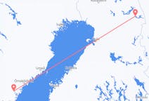 Vols depuis la ville de Kuusamo vers la ville de commune de Kramfors