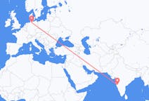 Flyreiser fra Kolhapur, India til Hamburg, Tyskland