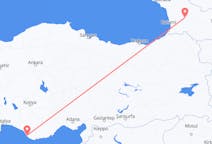 Loty z Kutaisi, Gruzja z Gazipaşa, Turcja