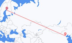 Flights from Tianjin to Kokkola