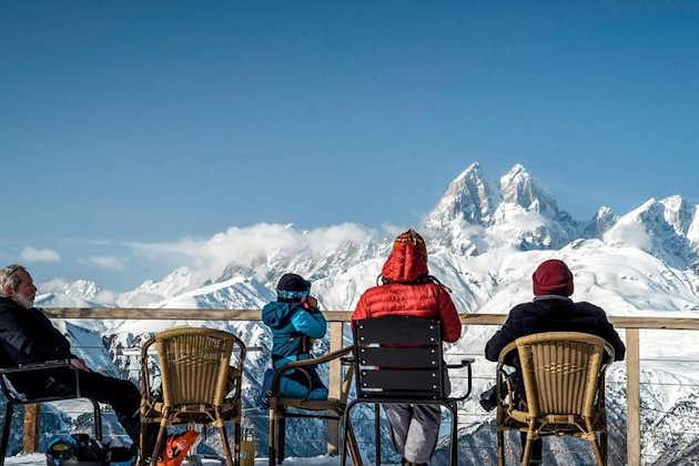 Tour invernale sugli sci alle località di Gudauri e Svaneti