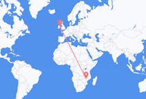 Flyrejser fra Tete, Mozambique til Dublin, Irland