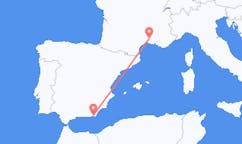 Flyg från Almeria, Spanien till Nimes, Frankrike