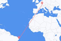 Flights from Recife, Brazil to Strasbourg, France