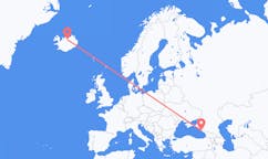Flyrejser fra Sochi, Rusland til Akureyri, Island