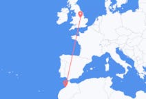 Flights from Rabat, Morocco to Nottingham, England