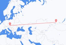 Flights from Vienna, Austria to Kyzyl, Russia