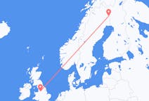 Flights from Pajala, Sweden to Manchester, England