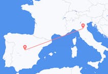 Flyg från Madrid, Spanien till Bologna, Italien