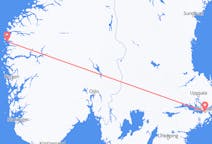 Flyrejser fra Florø, Norge til Stockholm, Sverige