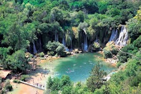 Herzegovina dia inteiro: Blagaj, Počitelj, cachoeiras de Kravica