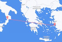 Flyg från Lamezia Terme, Italien till Samos, Grekland